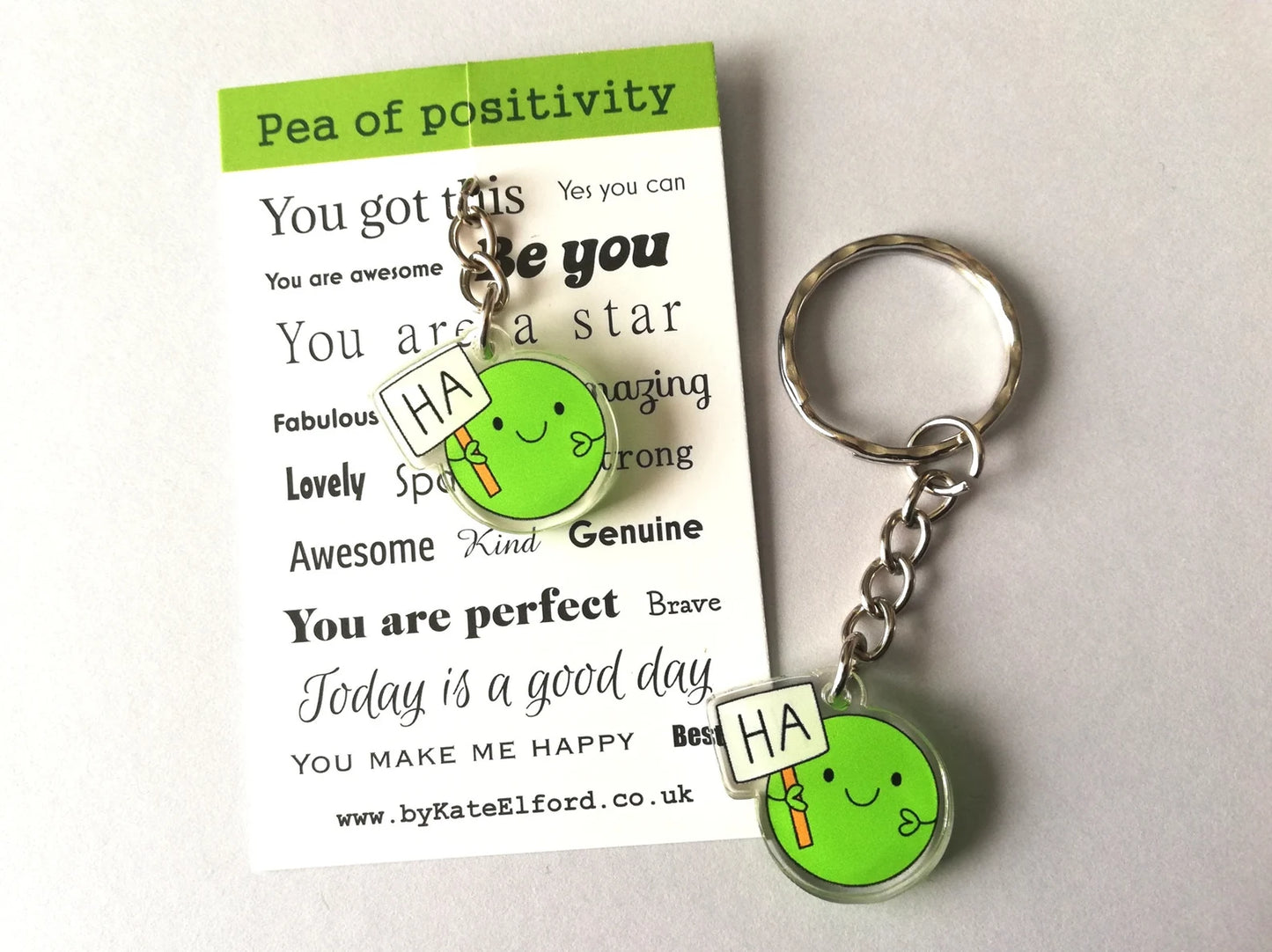 Ha Pea Acrylic Keyring