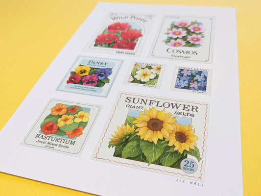 Seed Packets Print - Available in 2 sizes