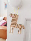Zebra Wooden Keepsake Decoration