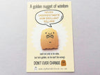 Golden Nugget Mini Magnet