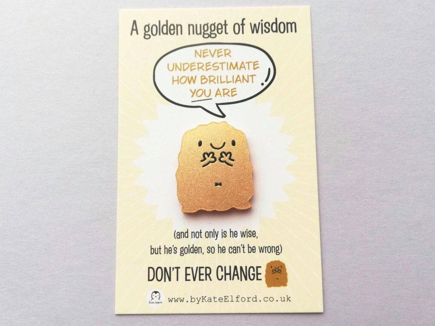 Golden Nugget Mini Magnet