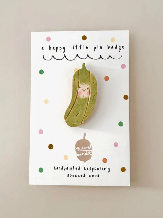 Gherkin Pin Badge