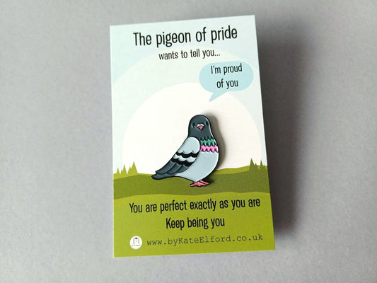 The Pigeon of Pride Pin