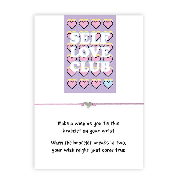 'Self Love Club' Wish Bracelet