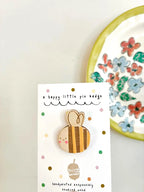 Bee Pin Badge