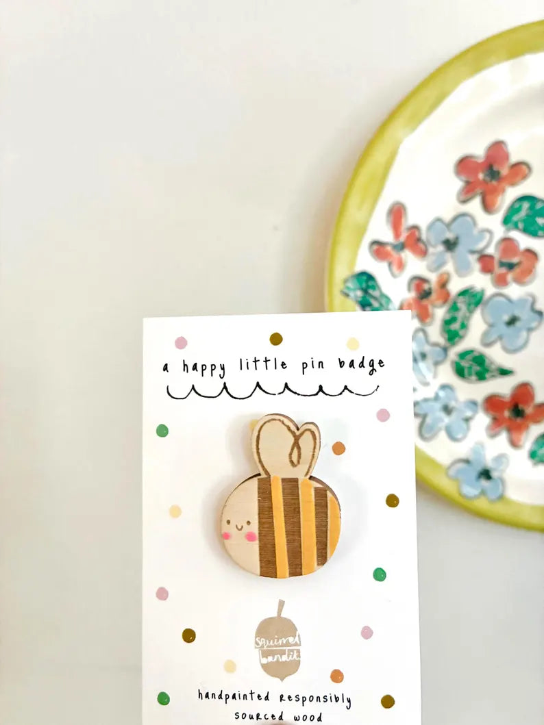 Bee Pin Badge