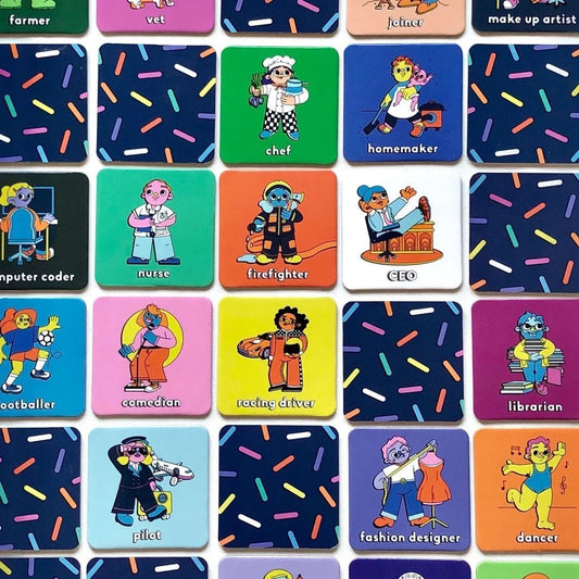 Mr & Mrs Match Pairs Memory game