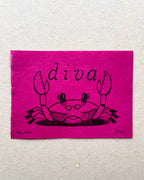 Diva A6 Mini Lino Print