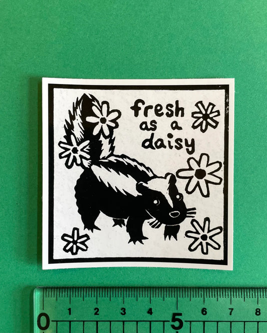 Fresh As A Daisy Sticker