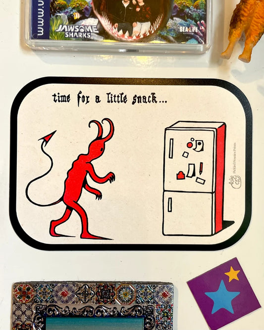 Snack Devil Fridge Magnet