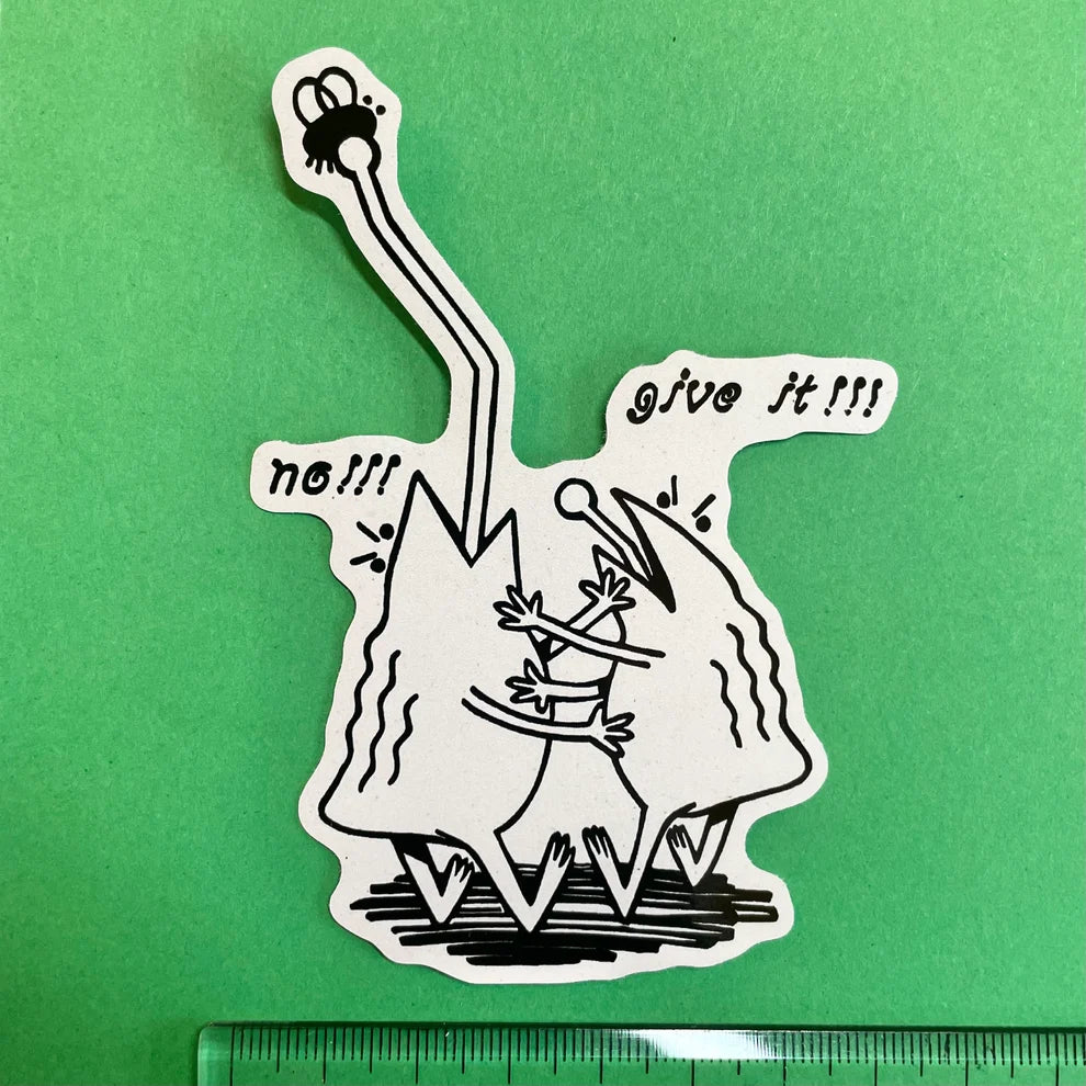 Frog Fight Sticker