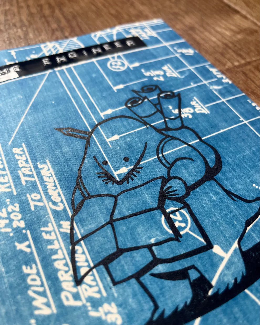 Engineer A6 Mini Lino Print