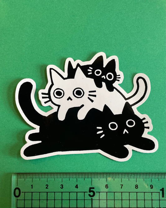 Cat Stack Sticker