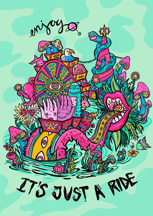 It Is Just A Ride A4 Print