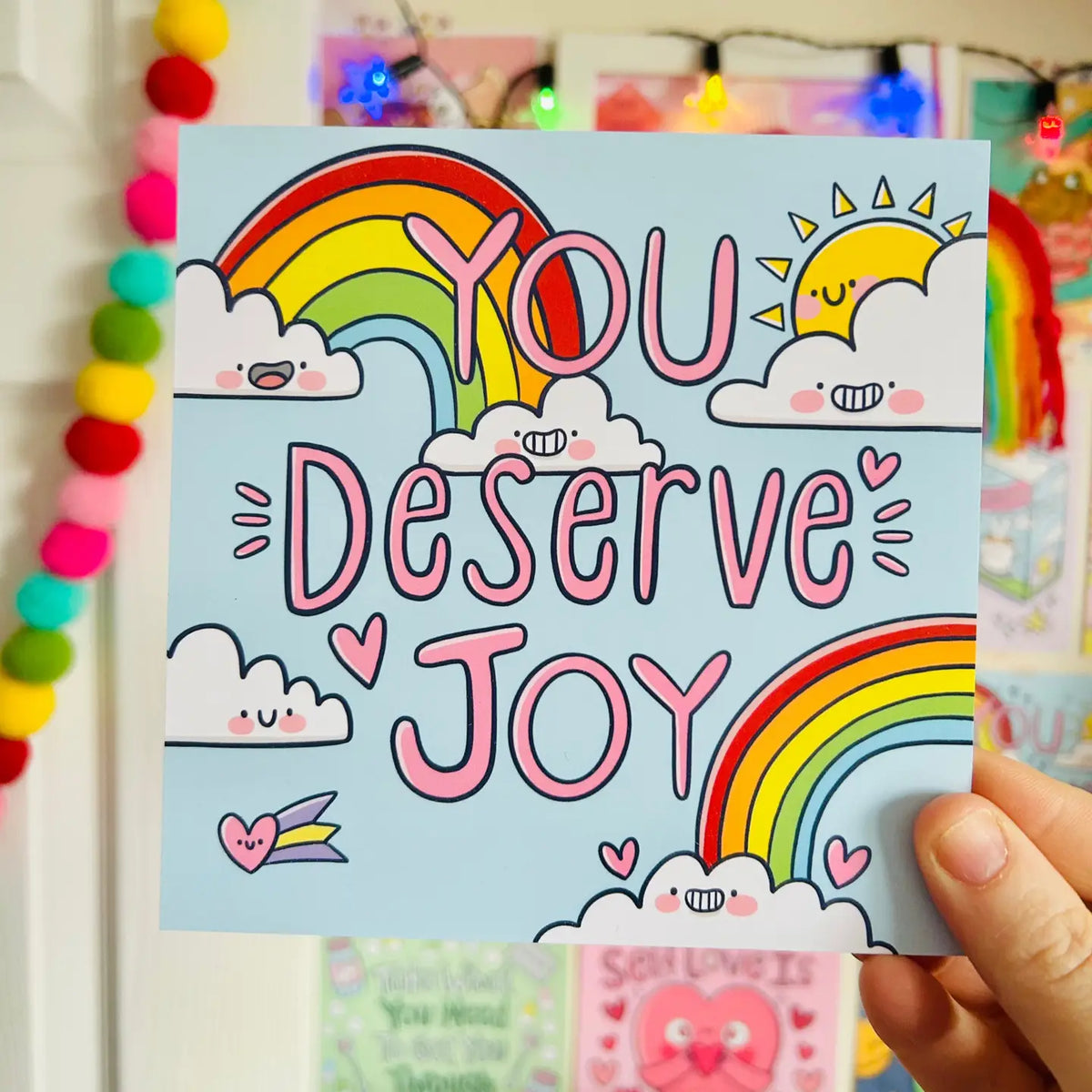 You Deserve Joy Mini Print