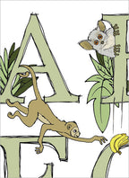 A3 Jungle Alphabet Print (Unframed)