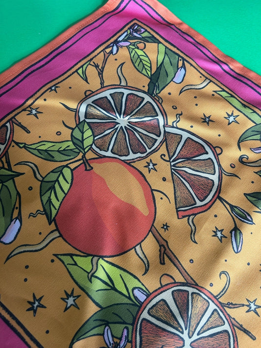 Juicy Oranges Tea Towel