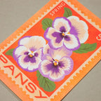 Pansy A5 Risograph Print