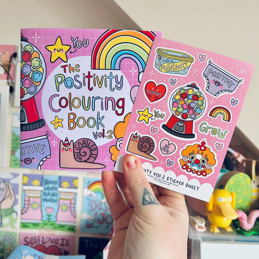 Positivity Colouring Book