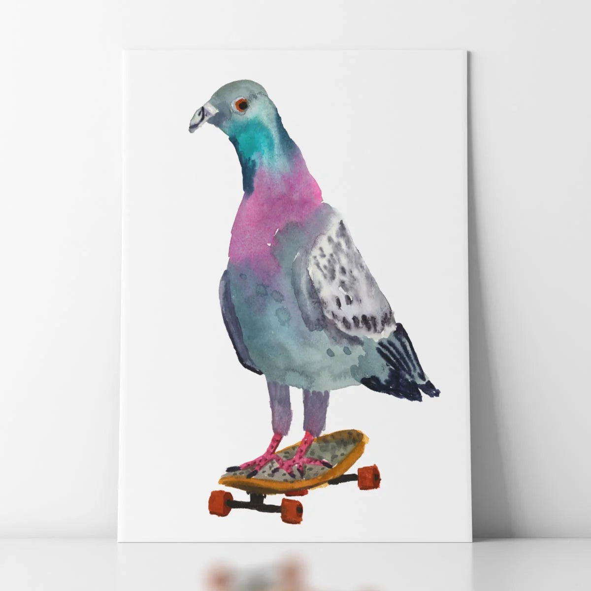 Skate Pigeon Print - Available in 2 sizes