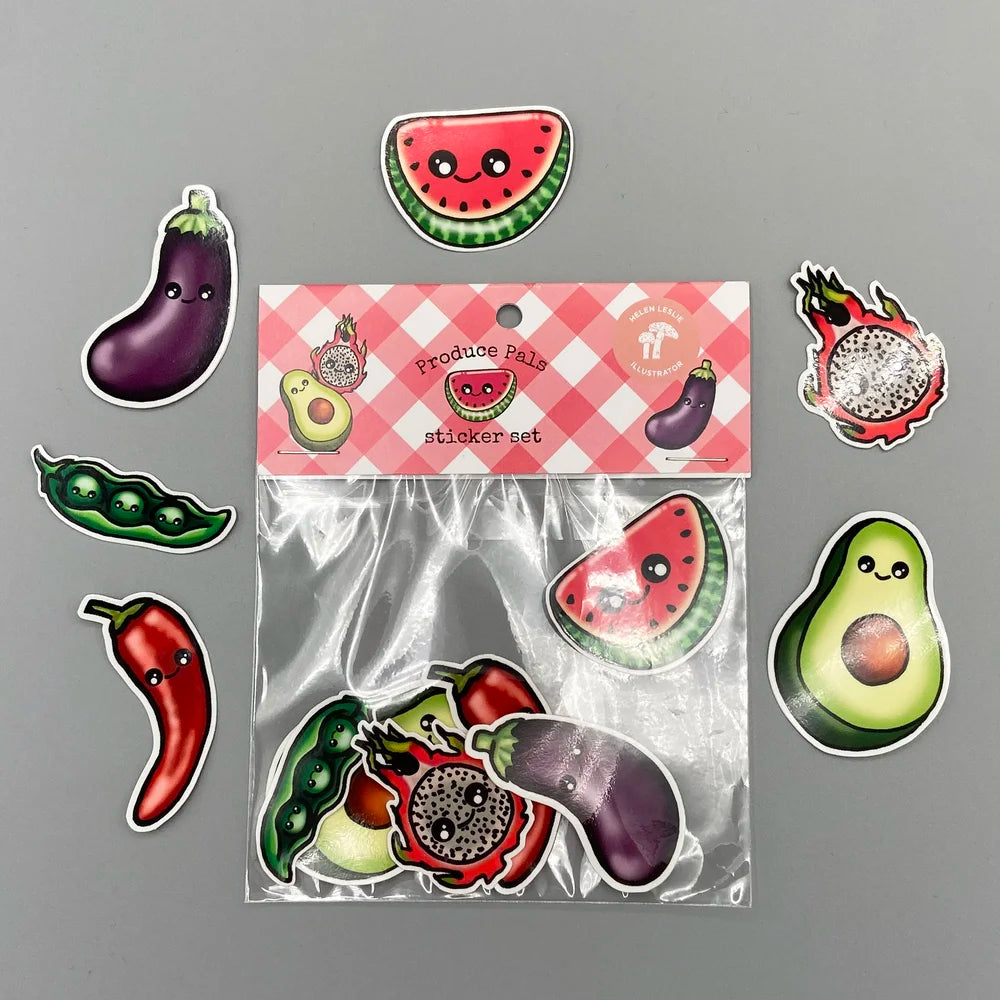 Foodie Sticker Sets - 3 variations to choose from