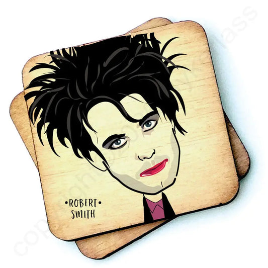Robert Smith Wooden Coaster