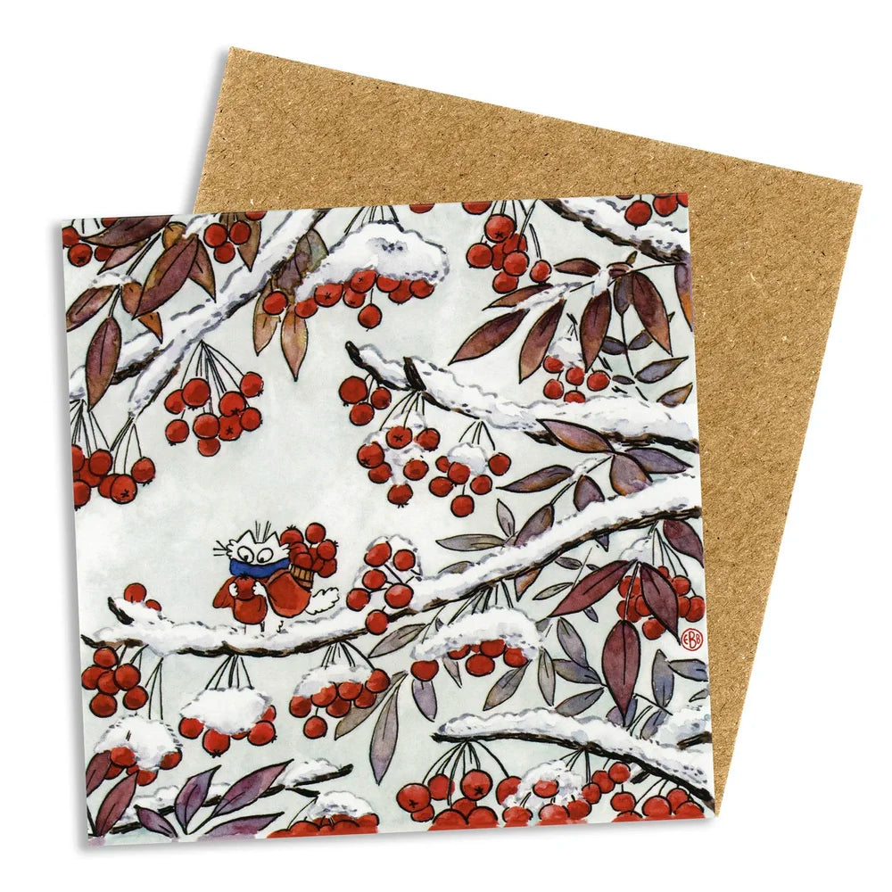 Small Gardener Winter Scene Card Pack - 3 Cards