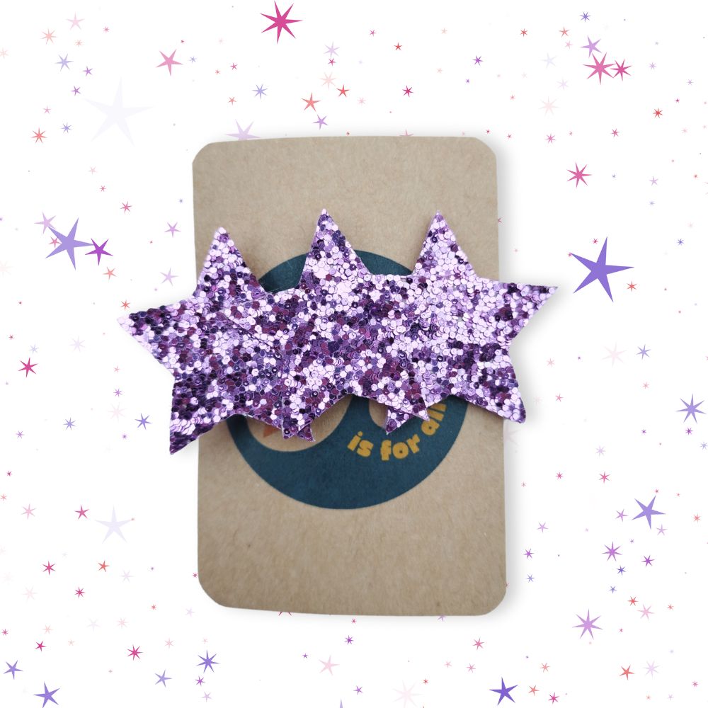 Glitter Star Hairclip