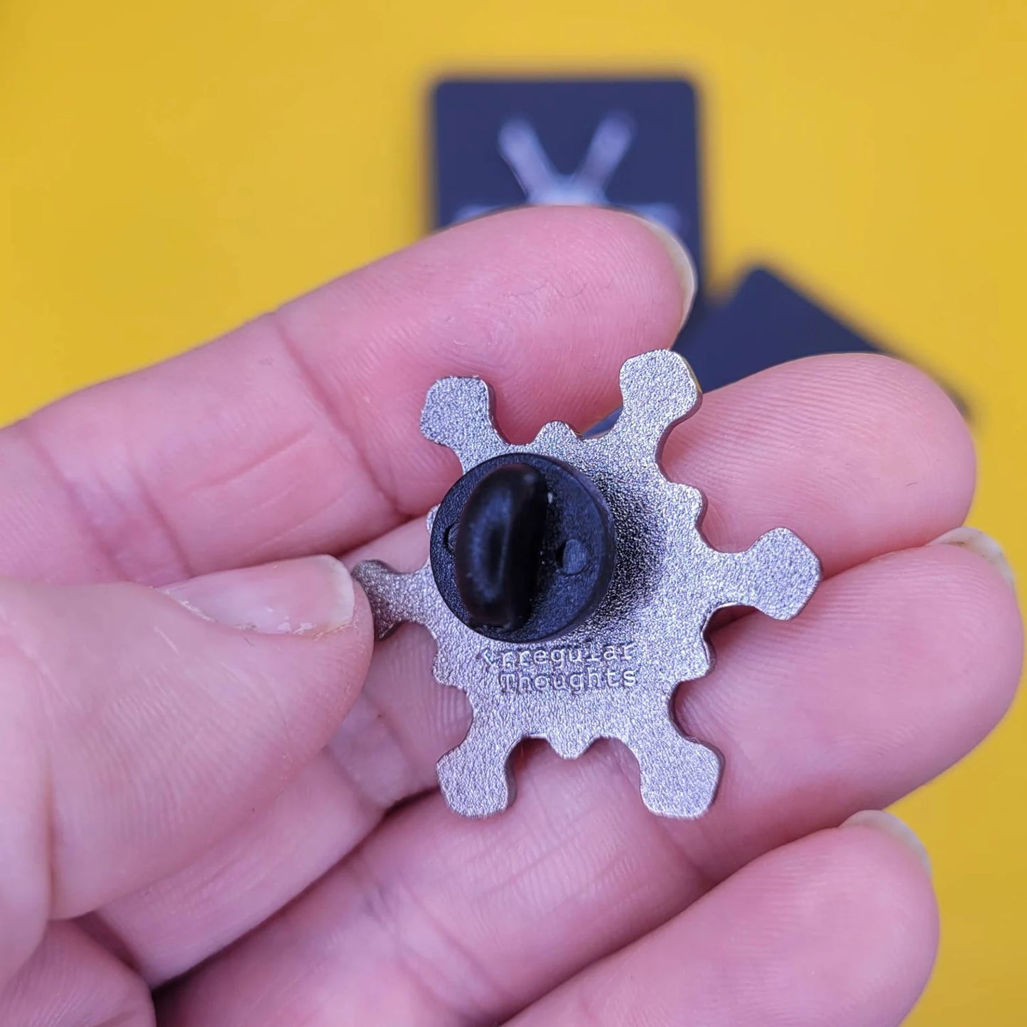 Stellar Plate Snowflake Enamel Pin