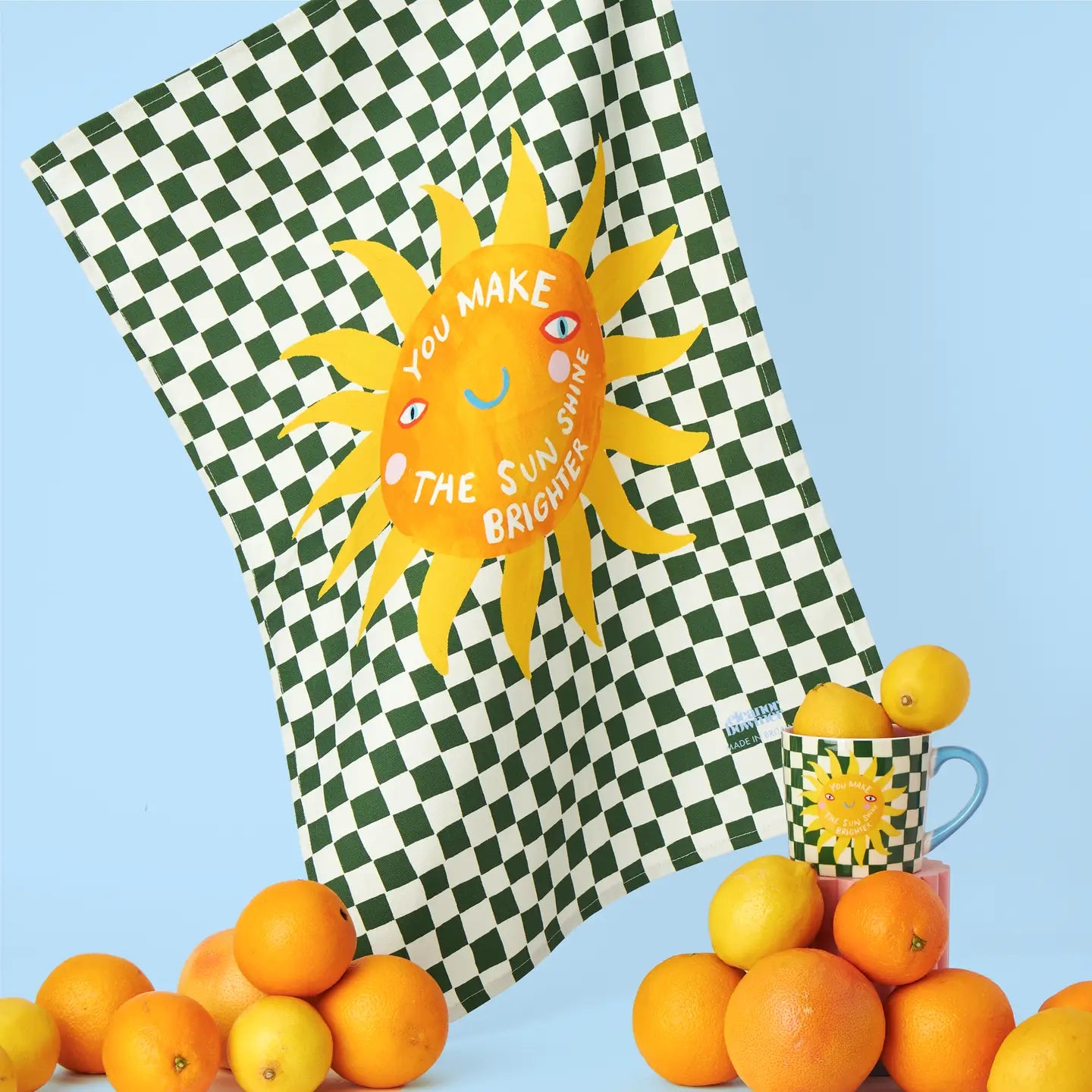 You Make The Sun Shine Brighter Tea Towel