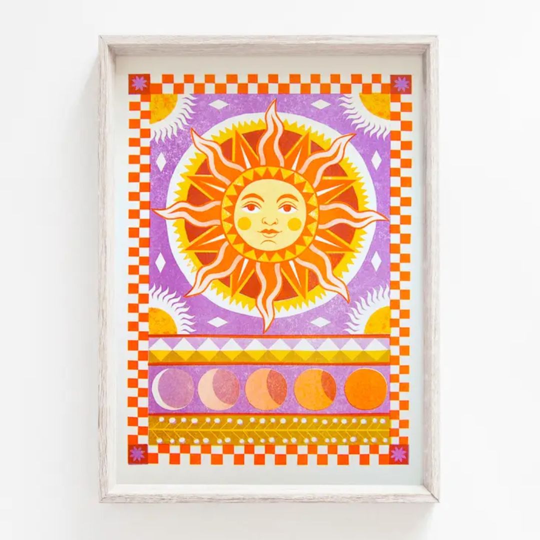 Sunbeam A4 Risograph Print