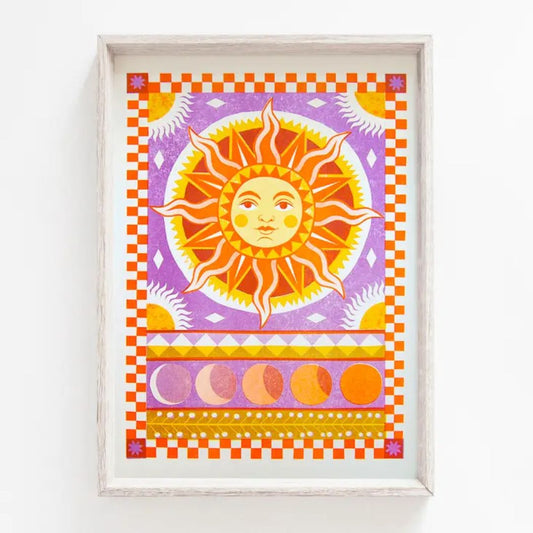 Sunbeam A4 Risograph Print