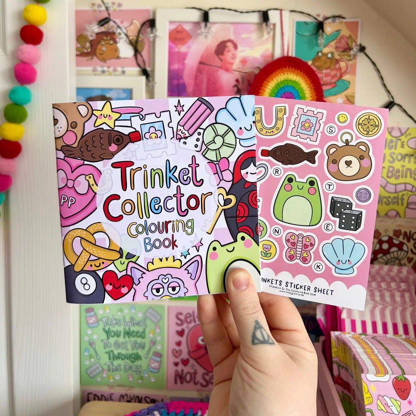 Trinket Collector Colouring Book