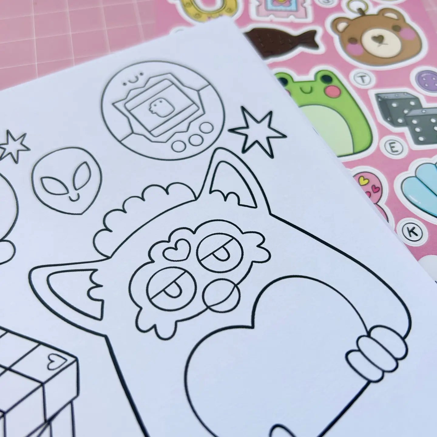 Trinket Collector Colouring Book