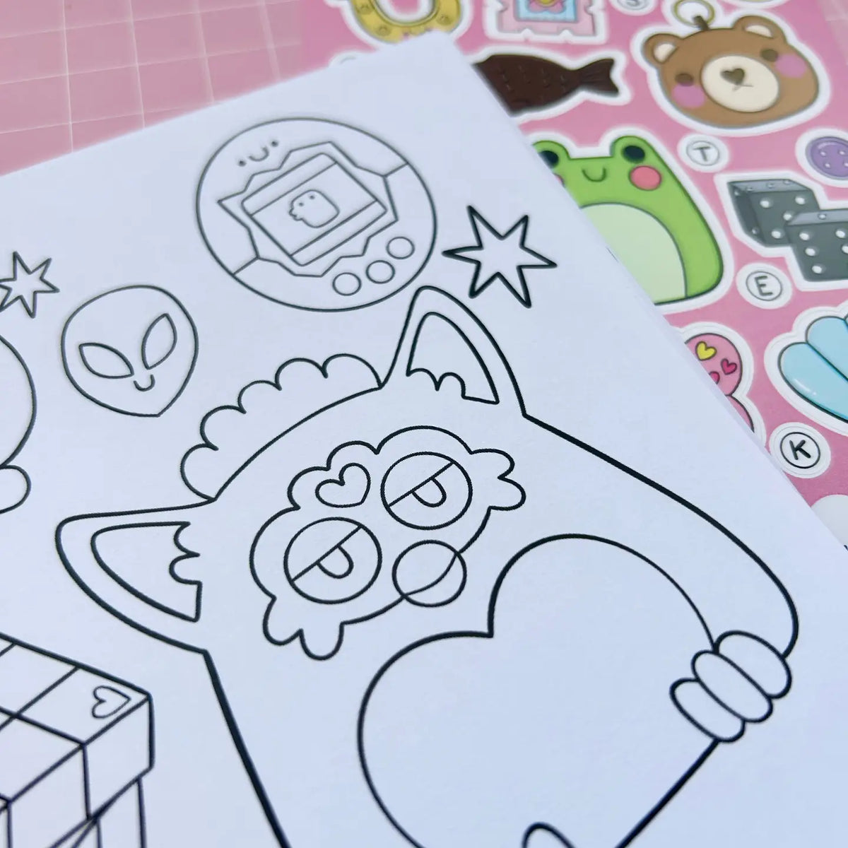 Trinket Collector Colouring Book