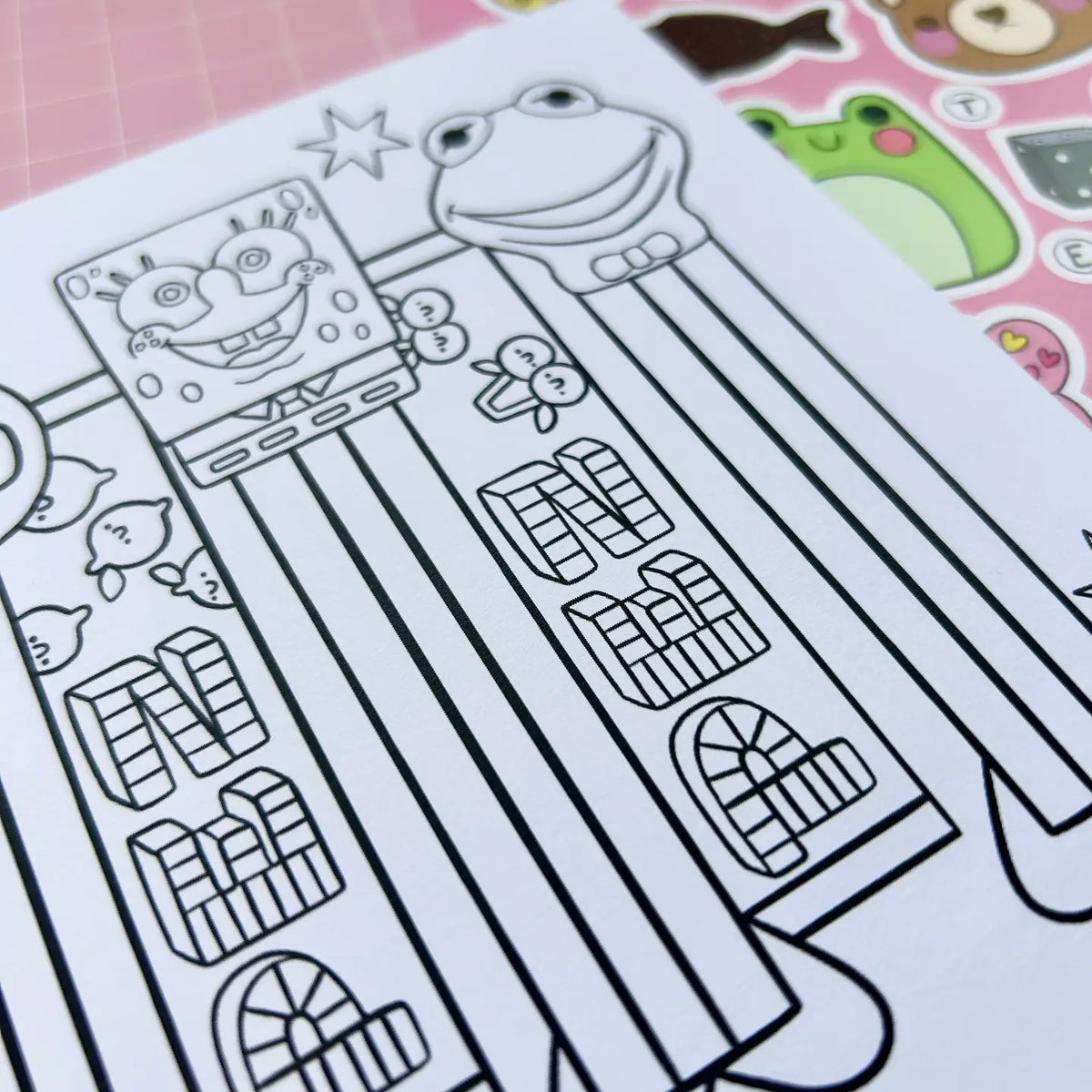 Trinket Collector Colouring Book