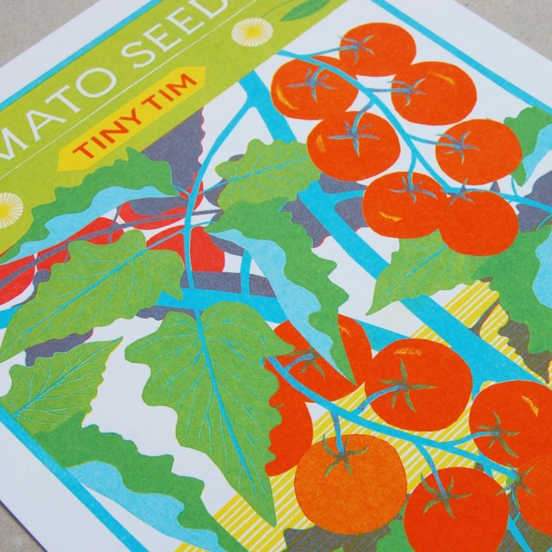 Tomato A4 Risograph Print