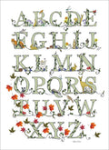 A3 Woodland Alphabet Print (Unframed)