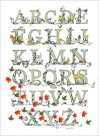 A3 Woodland Alphabet Print (Unframed)