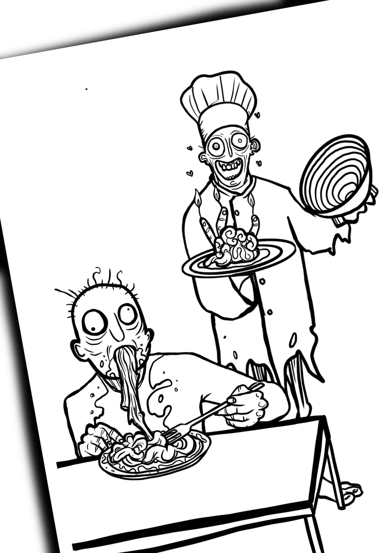 Zombies! Colouring Book