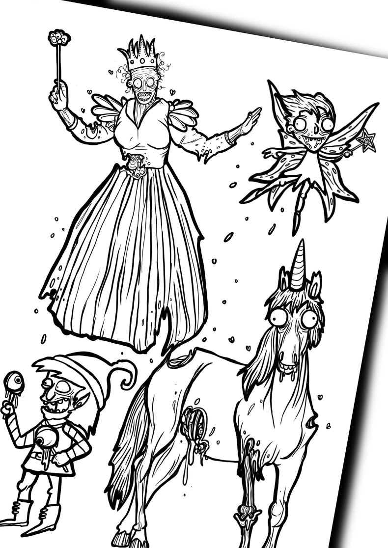Zombies! Colouring Book