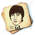 John Lennon Wooden Coaster