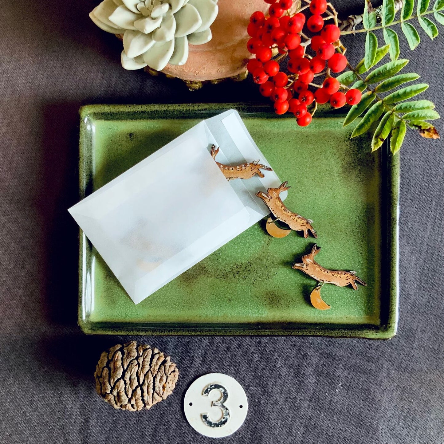 Leaping Hare Candle Carousel