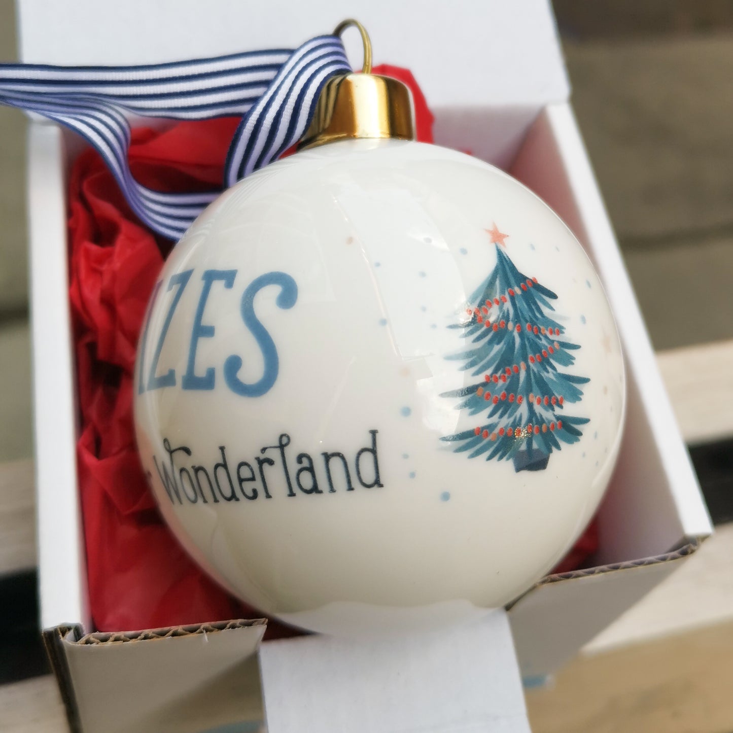 Devizes Our Winter Wonderland Ceramic Christmas Bauble