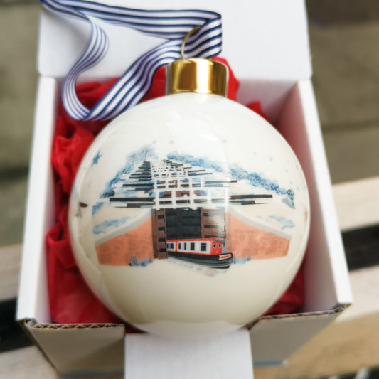 Devizes Our Winter Wonderland Ceramic Christmas Bauble