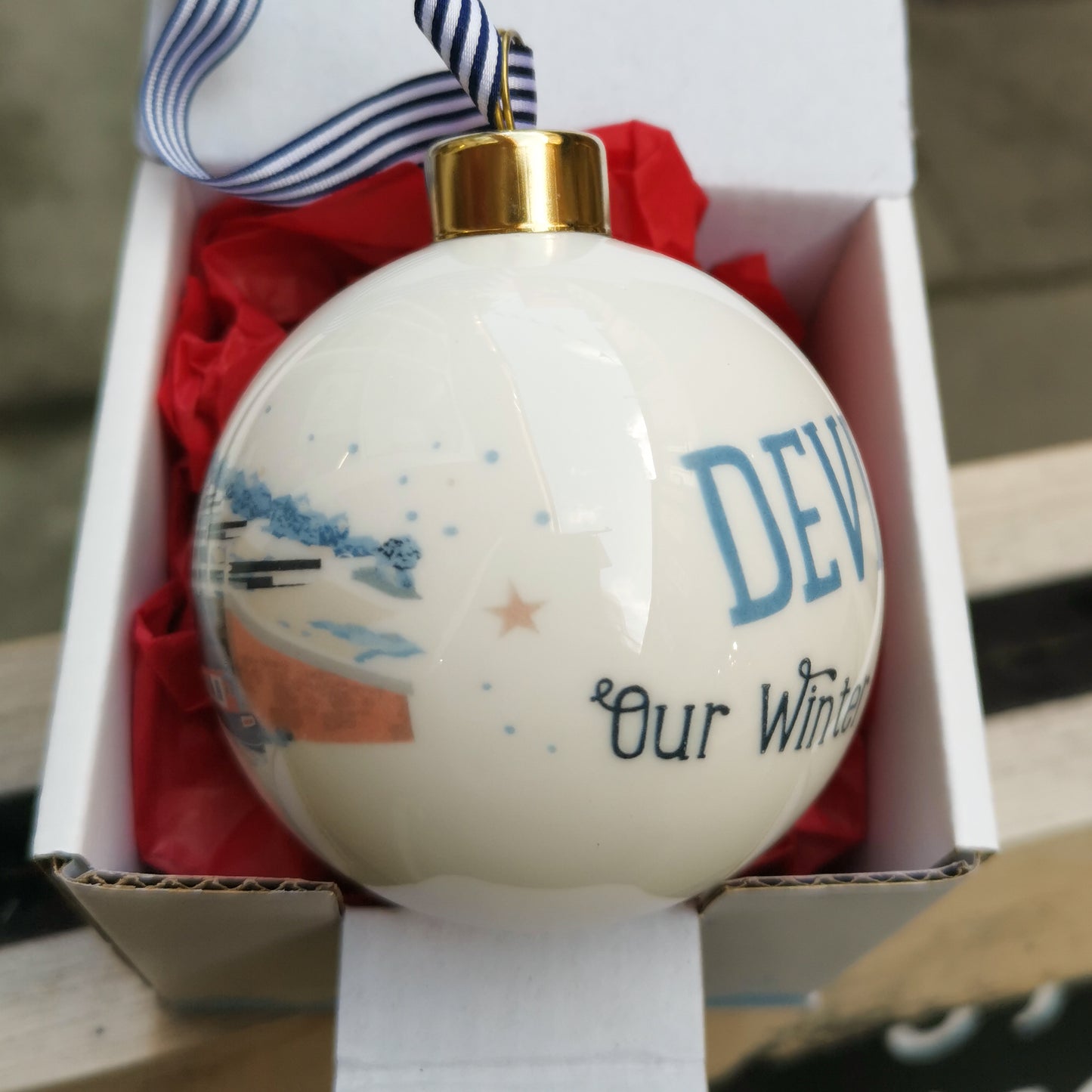 Devizes Our Winter Wonderland Ceramic Christmas Bauble