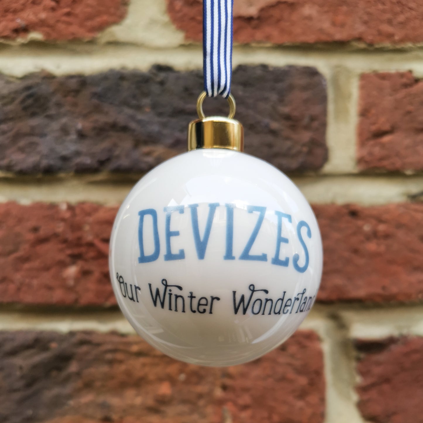 Devizes Our Winter Wonderland Ceramic Christmas Bauble