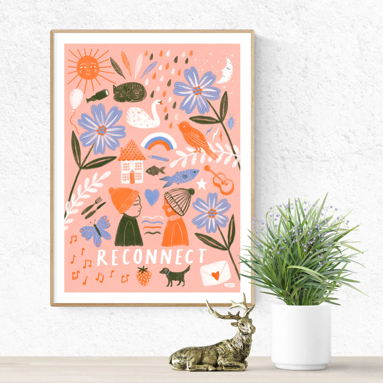 Reconnect Bonbi Forest Print