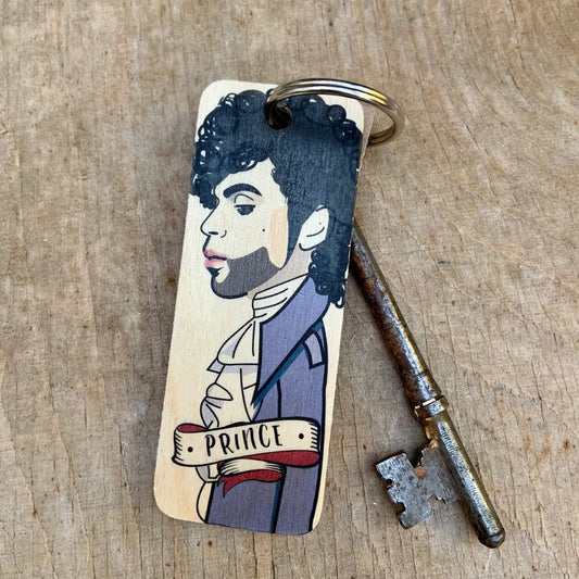 Prince Wooden Keyring