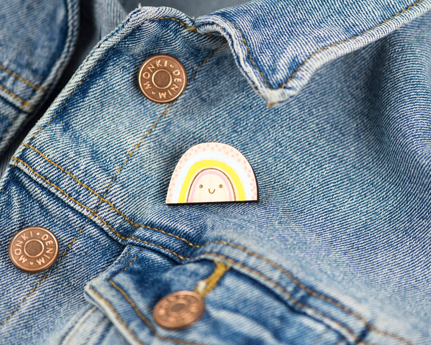 Rainbow Pin Badge